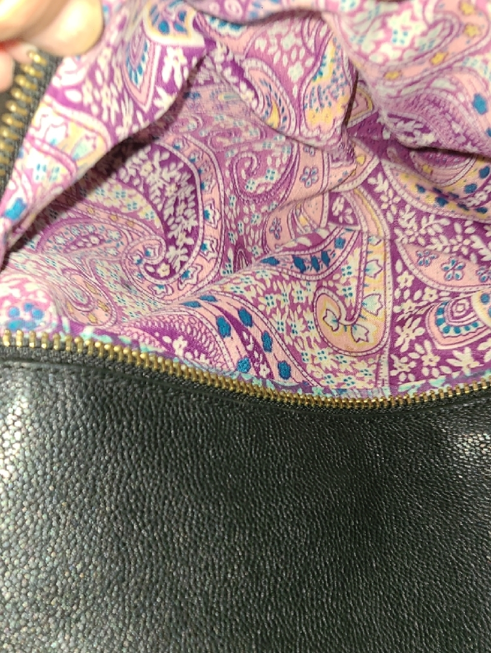 Sorial New York Black Leather Tote Bag with Tassel Accents - Picture 9 of 11